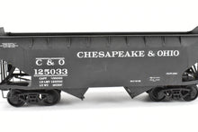 Load image into Gallery viewer, O Scale Brass US Hobbies C&O - Chesapeake & Ohio USRA 2 Bay Hopper, Custom Painted No. 125033 NO ORIGINAL BOX