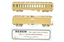 Load image into Gallery viewer, HOn3 Brass CON NJ Custom Brass D&RGW - Denver & Rio Grande Western San Juan Set #1 Coach and Baggage MISMATCHED SET
