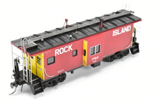 Load image into Gallery viewer, HO Brass CON OMI - Overland Models, Inc. CRI&P - Rock Island Bay-Window Caboose F/P Custom Weathered