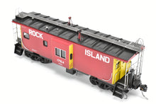 Load image into Gallery viewer, HO Brass CON OMI - Overland Models, Inc. CRI&P - Rock Island Bay-Window Caboose F/P Custom Weathered
