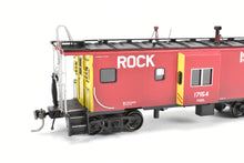 Load image into Gallery viewer, HO Brass CON OMI - Overland Models, Inc. CRI&P - Rock Island Bay-Window Caboose F/P Custom Weathered
