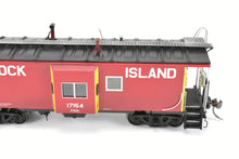 Load image into Gallery viewer, HO Brass CON OMI - Overland Models, Inc. CRI&P - Rock Island Bay-Window Caboose F/P Custom Weathered