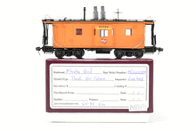 Load image into Gallery viewer, HO Resin Lines West CON MILW- Milwaukee Road Thrall Bay Window Caboose custom Built and Painted 3D Printed Model