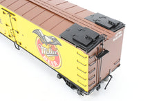 Load image into Gallery viewer, O Brass PSC - Precision Scale Co. PFE - Pacific Fruit Express 40’ R-30-12-9 Wood Refrigerator Car FP URTC 93185 Miller High Life Beer