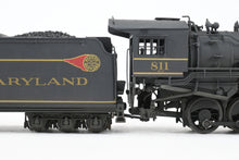 Load image into Gallery viewer, HO Brass PFM - Samhongsa WM - Western Maryland 2-8-0 H-9 "800" Series Custom Painted & Weathered No. 811