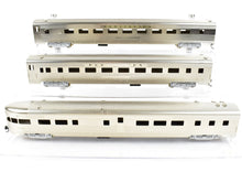 Load image into Gallery viewer, HO Brass CON Hallmark Models CB&Q - Burlington Route General Pershing Zephyr 3-Car Passenger Set Factory Plated