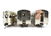 Load image into Gallery viewer, HO Brass CON Hallmark Models CB&Q - Burlington Route General Pershing Zephyr 3-Car Passenger Set Factory Plated