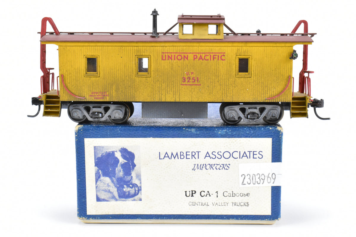 HO Brass Lambert UP - Union Pacific CA-1 Caboose with Wrong