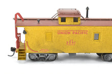 Load image into Gallery viewer, HO Brass Lambert UP - Union Pacific CA-1 Caboose with Wrong Trucks C/P and Weathered