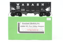 Load image into Gallery viewer, O Brass OMI - Overland Models, Inc. WAB - Wabash USRA 55-Ton 2-Bay Hopper Car with Pressed Sides, Factory Painted No. 34214