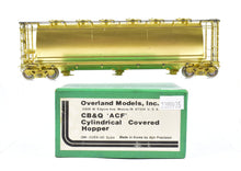 Load image into Gallery viewer, HO Brass OMI - Overland Models, Inc. CB&Q - Burlington ACF Cylindrical Covered Hopper