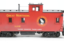 Load image into Gallery viewer, O Brass CON OMI - Overland Models, Inc. GN - Great Northern 30' Wood Sides Caboose Custom Painted No. X206