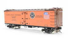 Load image into Gallery viewer, O Brass PSC - Precision Scale Co. PFE - Pacific Fruit Express 40’ R-30-12-9 Wood Refrigerator Car FP No. 30449