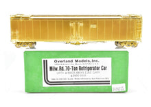 Load image into Gallery viewer, HO Brass OMI - Overland Models, Inc. MILW - Milwaukee Road 70-Ton Refrigerator Car