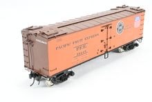 Load image into Gallery viewer, O Brass PSC - Precision Scale Co. PFE - Pacific Fruit Express 40’ R-30-12-9 Wood Refrigerator Car FP No. 30449