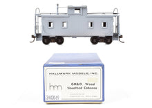 Load image into Gallery viewer, HO Brass Hallmark Models GM&O - Gulf Mobile & Ohio Wood Sheathed Caboose CP in primer gray