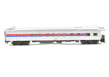 Load image into Gallery viewer, HO Brass NEW NBL - North Bank Line SP - Southern Pacific "Portland" #106 Business Car Amtrak Silver w/ Stripes