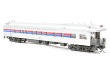 Load image into Gallery viewer, HO Brass NEW NBL - North Bank Line SP - Southern Pacific "Portland" #106 Business Car Amtrak Silver w/ Stripes