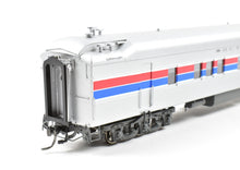 Load image into Gallery viewer, HO Brass NEW NBL - North Bank Line SP - Southern Pacific "Portland" #106 Business Car Amtrak Silver w/ Stripes