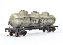 Load image into Gallery viewer, HO Brass Gem Models Various Roads 42' 3-Dome Tank Car CP Lettered Texaco Weathered