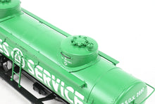 Load image into Gallery viewer, O Brass W. A. Drake Various Roads 6,000 Gallon Type 103 Riveted Double Dome Tank Car Factory Painted COSX - Cities Service No. 2880 MISSING TRUCKS