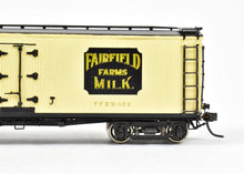 Load image into Gallery viewer, HO Brass PSC - Precision Scale Co. Various Roads 41' Round Roof Wood Sheath Milk Tank Car Fairfield Farms FP