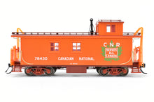 Load image into Gallery viewer, HO TrueLine Trains CNR - Canadian National Railway Wood Offset Cupola Caboose Factory Finished No. 78430