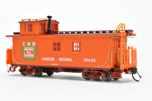 Load image into Gallery viewer, HO TrueLine Trains CNR - Canadian National Railway Wood Offset Cupola Caboose Factory Finished No. 78430