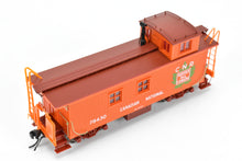 Load image into Gallery viewer, HO TrueLine Trains CNR - Canadian National Railway Wood Offset Cupola Caboose Factory Finished No. 78430