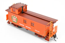 Load image into Gallery viewer, HO TrueLine Trains CNR - Canadian National Railway Wood Offset Cupola Caboose Factory Finished No. 78430