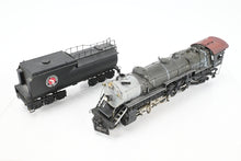 Load image into Gallery viewer, HO Brass PFM - Tenshodo GN - Great Northern Class Q-1 2-10-2 Custom Painted & Weathered Glacier Park Scheme No.2179