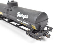 Load image into Gallery viewer, HO Brass PSC - Precision Scale Co. Various Roads 16,000 Gallon Tank Car F/P Black Skelgas AS-IS