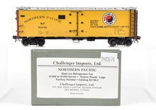 Load image into Gallery viewer, HO Brass CIL - Challenger Imports NP -Northern Pacific Steel Ice Refrigerator Car. 91000-91249 Series Scenic Route Logo F/P
