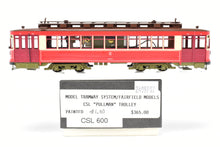 Load image into Gallery viewer, HO Brass Fairfield Models 343 CSL - Chicago Surface Lines Pullman Car Custom Painted No. 600 REBOXX