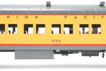 Load image into Gallery viewer, O Brass Sunset Models Third Rail UP - Union Pacific 72’ Harriman Coach FP Yellow/Gray No. 1055