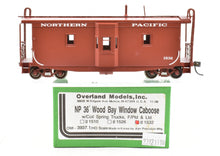 Load image into Gallery viewer, HO Brass CON OMI - Overland Models, Inc. NP - Northern Pacific Wood Bay Window Caboose FP No. 1532