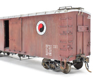 Load image into Gallery viewer, O Scale Wood Mullet River Model Works Kit 403220 NP - Northern Pacific 40' Truss Rod Boxcar Pro-Built and Painted NOB