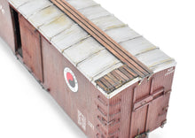 Load image into Gallery viewer, O Scale Wood Mullet River Model Works Kit 403220 NP - Northern Pacific 40' Truss Rod Boxcar Pro-Built and Painted NOB