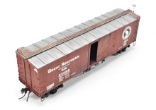 Load image into Gallery viewer, O Scale Wood Mullet River Model Works Kit 403221 GN - Great Northern 40' Truss Rod Boxcar Pro-Built and Painted NOB
