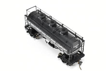 Load image into Gallery viewer, HO Brass W&R Enterprises Various Roads AC&F 10,000 GAL 3-Dome Tank Car With High Walkway C/P The Southwestern Refining Company