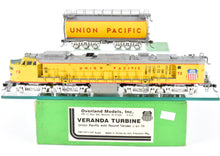 Load image into Gallery viewer, HO Brass OMI - Overland Models, Inc. UP - Union Pacific Veranda Turbine Round Tender Custom Painted No. 73