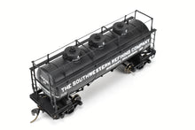 Load image into Gallery viewer, HO Brass W&R Enterprises Various Roads AC&F 10,000 GAL 3-Dome Tank Car With High Walkway C/P The Southwestern Refining Company