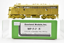 Load image into Gallery viewer, HO Brass OMI - Overland Models Inc. WP - Western Pacific EMD F7A - Nos. 913, 921, With Snowplow Pilot from the 1970 Era