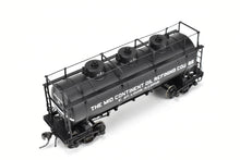 Load image into Gallery viewer, HO Brass W&R Enterprises Various Roads AC&F 10,000 GAL 3-Dome Tank Car With High Walkway C/P The Mid Continent Oil Refining Co.