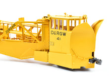 Load image into Gallery viewer, HO Brass OMI - Overland Models, Inc. D&RGW - Denver & Rio Grande Western Jordan Spreader FP Yellow No. 41