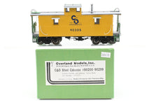 Load image into Gallery viewer, O Brass OMI - Overland Models, Inc. C&O - Chesapeake & Ohio Steel Caboose #90200-90299 Series Factory Painted Yellow Body No. 90205
