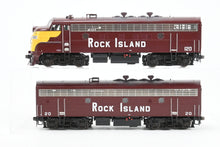 Load image into Gallery viewer, HO Athearn Genesis CRI&P - Rock Island EMD F7A/F7B Freight Set FP #120 and 20 Custom Detailed