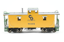 Load image into Gallery viewer, O Brass OMI - Overland Models, Inc. C&O - Chesapeake & Ohio Steel Caboose #90200-90299 Series Factory Painted Yellow Body No. 90205