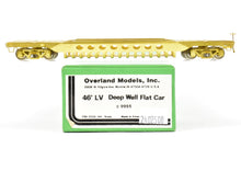Load image into Gallery viewer, HO Brass OMI - Overland Models, Inc. LV - Lehigh Valley 46' Deep Well Flat Car #9955