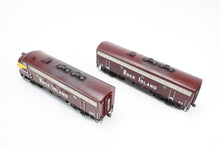 Load image into Gallery viewer, HO Athearn Genesis CRI&P - Rock Island EMD F7A/F7B Freight Set FP #120 and 20 Custom Detailed